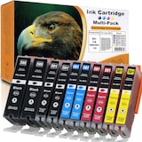thumbnail of 10er Set D&C Tinte für Canon Pixma TS9550 Druckerpatronen kompatibel Canon Pixma TS 9550 Drucker