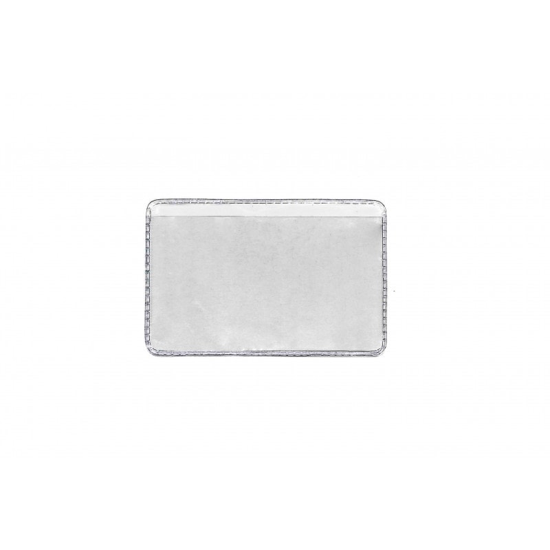 Protège-carte souple 1 poche - transparent - Horizontal (lot de 100)
