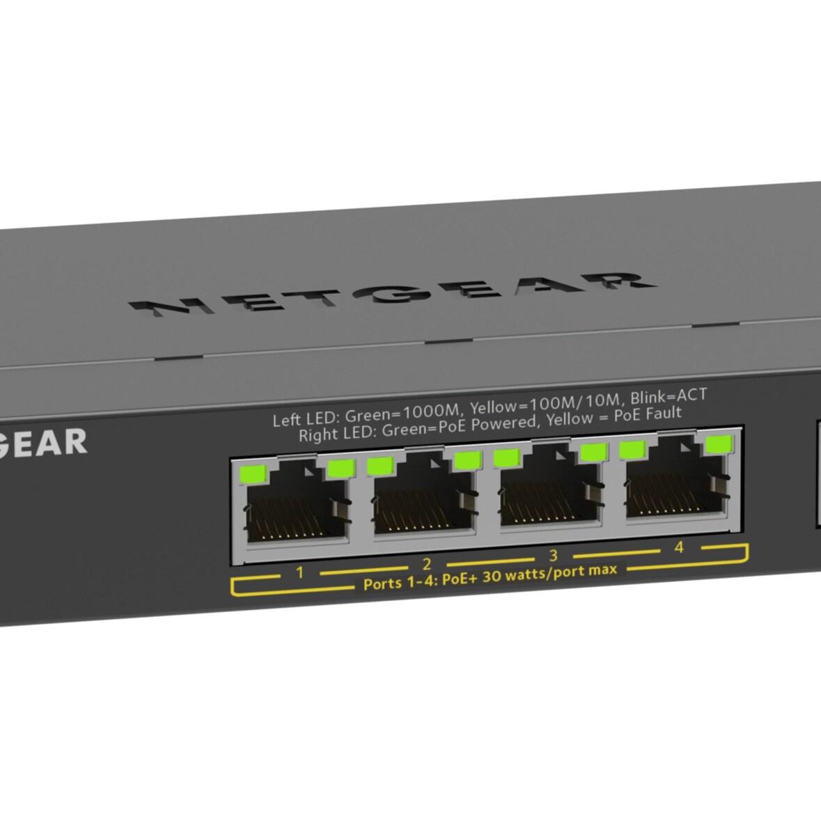 Conmutador Netgear Plus de 5 puertos 10/100/1000