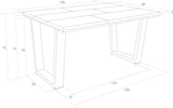 thumbnail of Esszimmertisch, 140x90x74cm, Für 6 Gäste, Stubentisch, Dunkler Eiche, U _533_7
