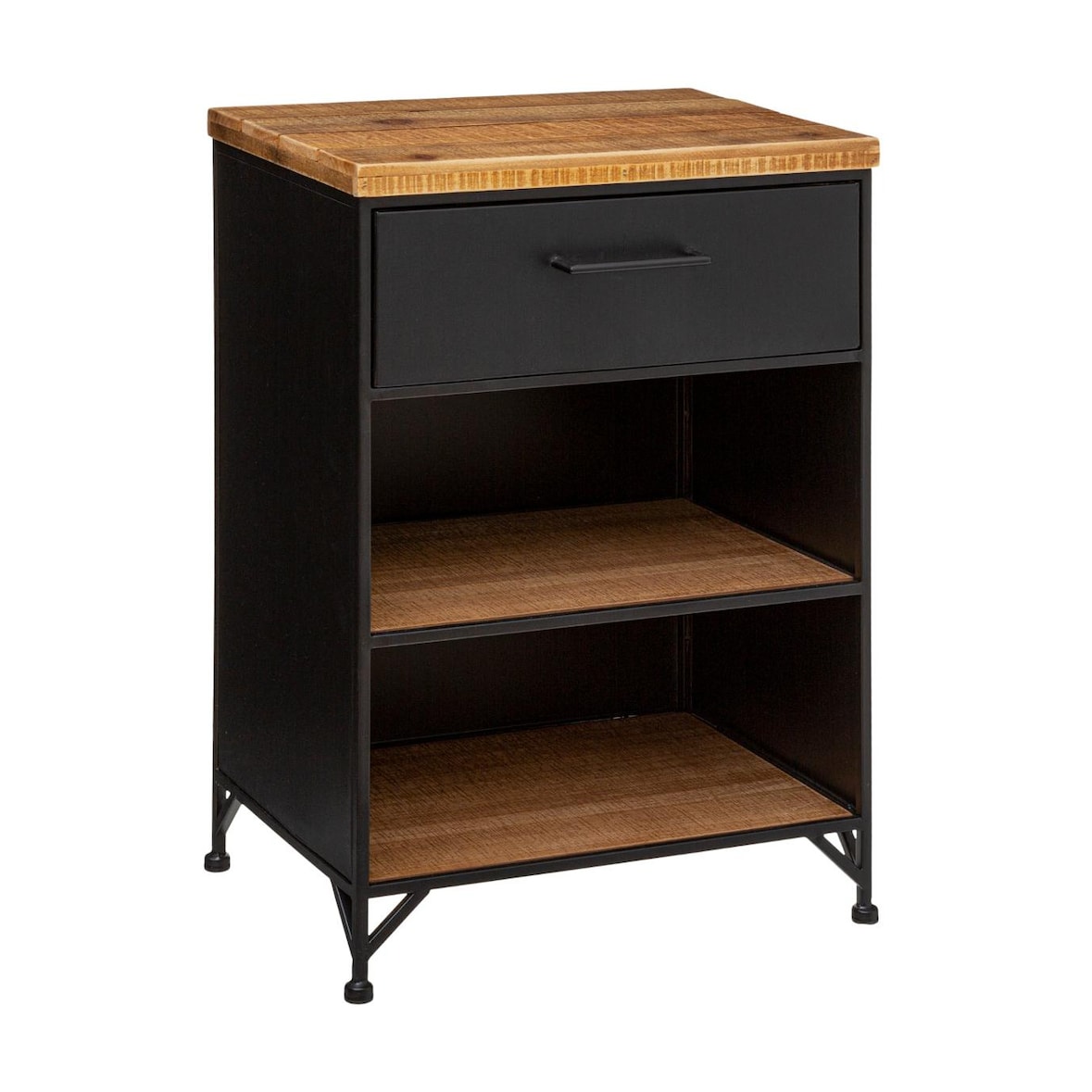 Atmosphera - Extra nachtkastje 43x34,5x64cm in zwart