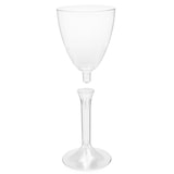 thumbnail of MONOUSO - Mehrweg Weinglas aus PS Fuß Transparent 180ml 2-teilig (240 Stück)