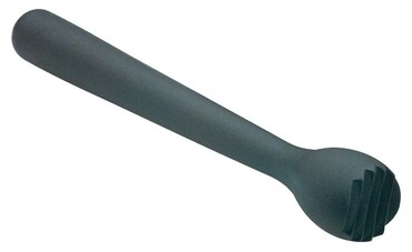 Piazza pestello rigato  in polipropilene ,  nero  ,lunghezza 21,5 cm