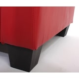 thumbnail of Bankstel Bankstel 2x 2-zitsbank Lyon kunstleer ~ rood