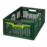thumbnail of 10 x Stabile Klappbox aus Kunststoff 60x40x21,9 cm Gemüsekiste Faltbox