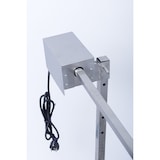 thumbnail of METRO Professional Holzkohle-/Spanferkelgrill, Edelstahl, 160 x 42 x 95 cm, mit elektrischem Drehspieß, inkl. Grillabdeckung, silber