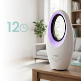 thumbnail of Ventilateur sans pales 65W Télécommande, Oscillation, Minuterie 12h, 3 Vitesses, Éclairage LED 4 Couleurs, Bruit réduit Jocca