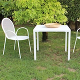 thumbnail of Bob Gardens Tavolo da Giardino Quadrato cm 80x80 - CHAD Bianco