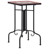 thumbnail of Mosaik-Beistelltisch Terrakotta und Weiß Keramik