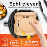thumbnail of GOURMETmaxx Backpapier-Schalen für Heißluft-Fritteusen - 100er-Set