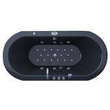 thumbnail of Whirlpool Sprudelwanne Whirlwanne Sprudelbad Massagewanne Massage Pool Spa Badezimmer Badausstattung Badzubehör Düsen  Villa Sofia schwarz Jet-Line