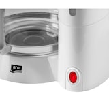 thumbnail of aro Cafetière CM1216, 26.4 x 17 x 30 cm, verseuse en verre, 1,25 L (jusqu'à 12 tasses), 870 W, système anti-goutte, blanc