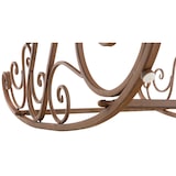 thumbnail of Lot de 2 Fauteuils à bascule d'extérieur Smilla en fer forgé Marron