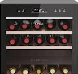 thumbnail of Haier Wine Bank 50 Serie 7 HWS42GDAU1 Weinkühler mit Kompressor Freistehend Schwarz 42 Flasche(n)