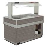 thumbnail of KBS Kühlbuffet 2073 x750 x1430 mm 6x GN 1/1 Schalen mit 4 Lenkrollen 230 Volt