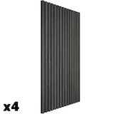 thumbnail of tectake Paneles de pared  Sonic Wall efecto madera - Juego de 4 roble negro
