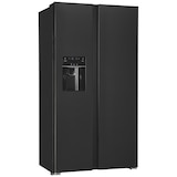 thumbnail of Exquisit Side-by-Side Kühlschrank | 513 l Nutzinhalt, Energieeffizienzklasse E, 39 dB | No Frost | Schnellgefrieren | SBS520-CF-040E inoxlook-az