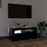thumbnail of vidaXL TV-Schrank mit LED-Beleuchtung Schwarz 90x35x40 cm