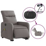 thumbnail of vidaXL Elektrischer Massagesessel mit Aufstehhilfe Taupe Stoff