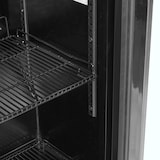 thumbnail of TEFCOLD Refrigerador de leche, acero y vidrio, refrigeración profesional, Negro