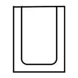 thumbnail of Ablauftisch Breite 70cm mit Grundboden ohne Aufkantung