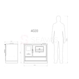 thumbnail of 4020 Küchenofen Anthrazit, Leistung: 7,9 kW, Küchenofen, Küchenherd, Holzherd, Holzbackofen,Schwedenofen,Backfach