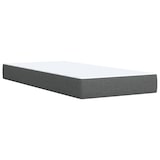 thumbnail of vidaXL Boxspringbett mit Matratze Dunkelgrau 90x190 cm Stoff