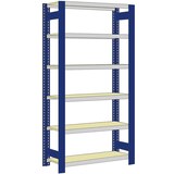 thumbnail of PROREGAL Weitspannregal FALKE | Medium-Duty | Grundregal | HxBxT 250x170x50cm | 6 Ebenen | Fachlast 250kg | Resedagrün