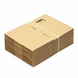 thumbnail of 125 Faltkartons 200 x 200 x 80 mm Kartons 20 x 20 x 8 cm Versandkartons Wellpappe