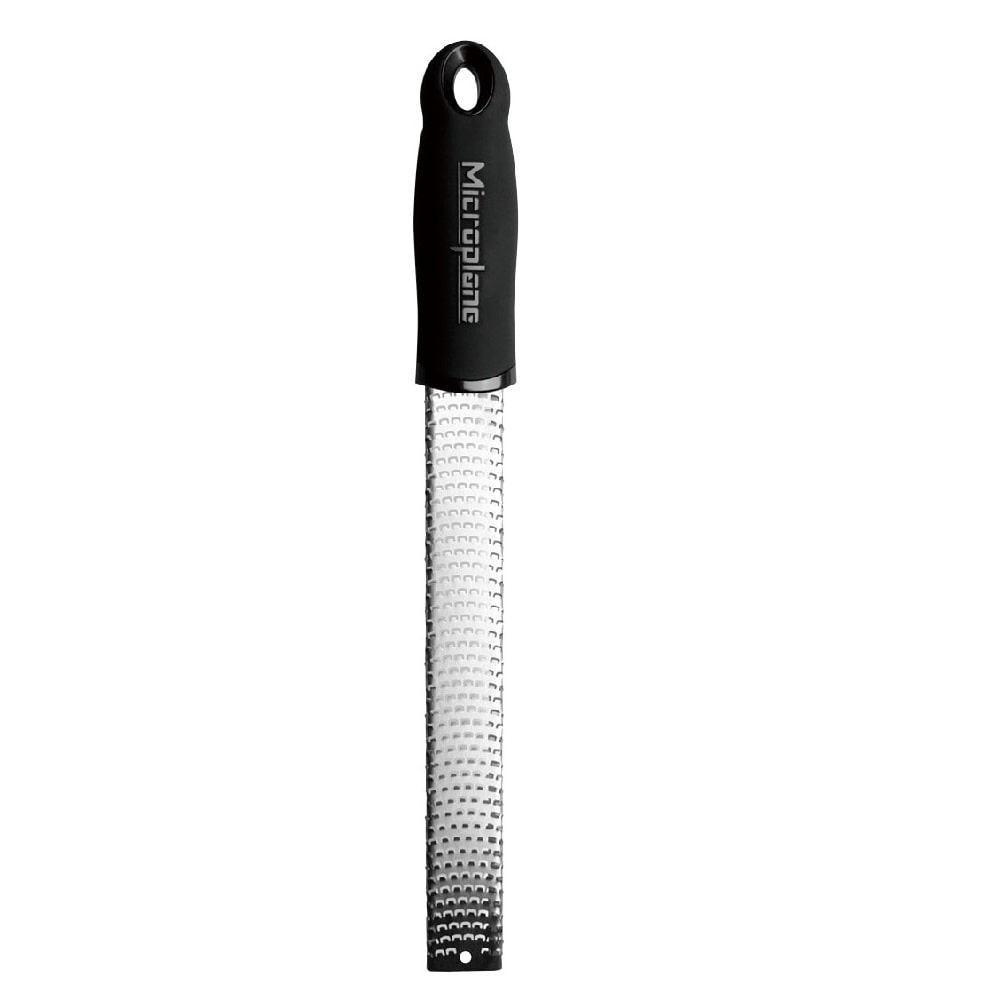 Zesteur premium noir -  Rectangle Inox Microplane 32.5x3 cm