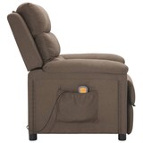 thumbnail of vidaXL Massagesessel Taupe Stoff