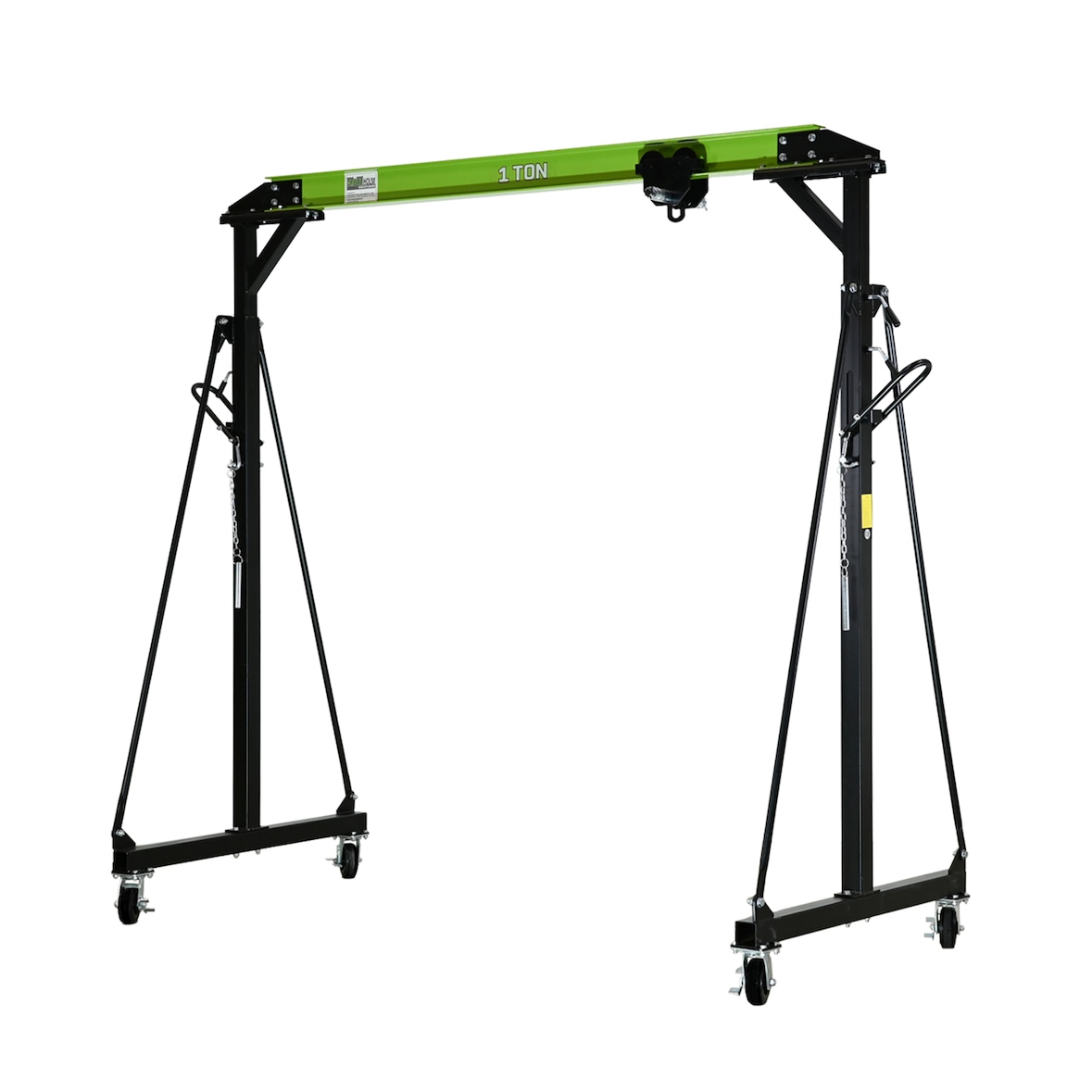 Portalkran mit Laufkatze Tragkraft 1 t Stahl Hubhöhe 2400 - 3600 mm Durchfahrtsbreite Kran 2400 mm