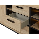 thumbnail of Matelpro - Buffet/bahut contemporain 240 cm chêne clair Tiffanie - Moderne & Design -Chêne clair - Deux étagères intérieures -Types de portes: Battant