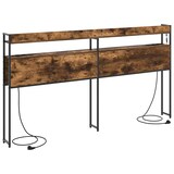 thumbnail of vidaXL Kopfteil mit Regal Räuchereiche 180 cm Holzwerkstoff