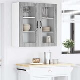 thumbnail of vidaXL Küchenwandschrank mit Regal 2 pcs Graues Sonoma 40 x 31 x 80 cm