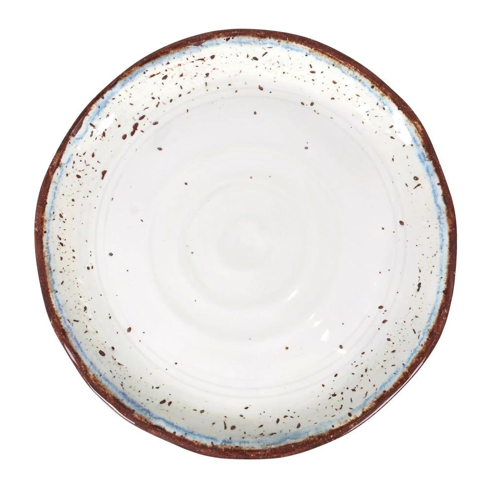 Viejo Valle - Plato Llano Messina 26.5X1.5Cm Melamina Caja De 12 Uds