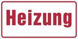 thumbnail of Hinweisschild, Heizung, 100 x 200 mm - 200x100 mm Folie selbstklebend
