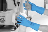 thumbnail of 10 Paar Nitrex 645 | Mehrweghandschuhe | blau | Gr. S | Latexhandschuhe