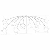thumbnail of vidaXL Kerstster met 432 LED Multikleur 180 x 57 cm PVC