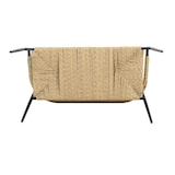 thumbnail of METRO PROFESSIONAL Banc de terrasse TERRA, rotin PE / aluminium, 118 x 62 x 80 cm, résistant aux intempéries, pour 2 personnes, beige / noir