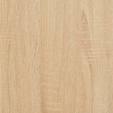 thumbnail of vidaXL Bettgestell mit Kopfteil Sonoma-Eiche 200x200 cm Holzwerkstoff