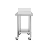 thumbnail of Royal Catering Tavolo inox con ruote - PREMIUM - 60 x 60 cm - 120 kg - Alzatina -