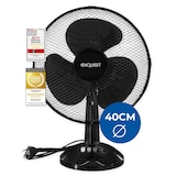 thumbnail of Exquisit Tisch-Ventilator, 40 cm Durchmesser, 50 Watt, 3 Geschwindigkeiten, Oszillation, schwenken, 44 cm Höhe, VT 35083 sw