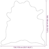 thumbnail of vidaXL Teppich Echtes Rindsleder Schwarz und Weiß 150x170 cm