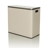 thumbnail of Recogedor de residuos / sistema de separación de residuos Clean 9 - 54L (3x18L) acero beige hjh OFFICE