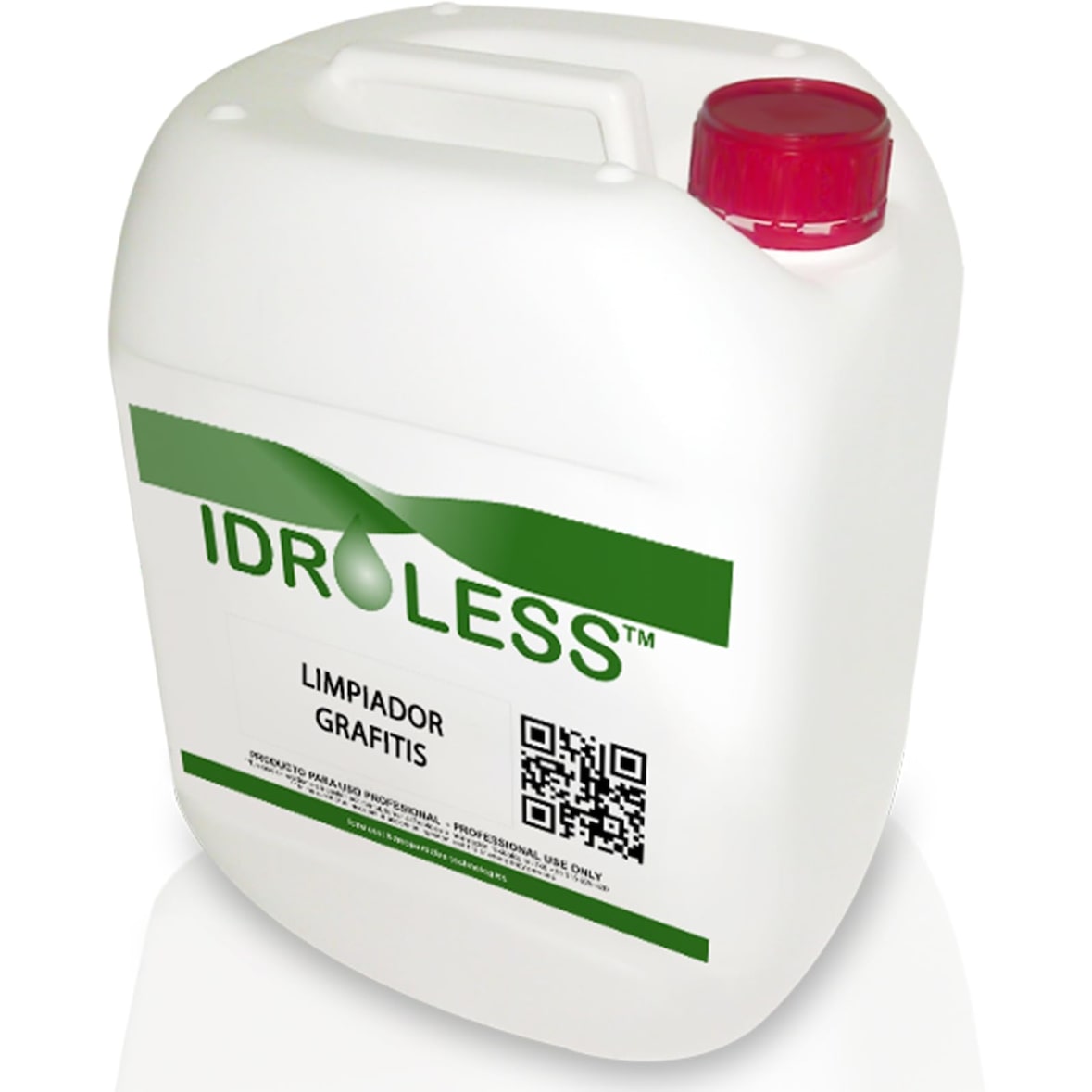 Limpador de graffiti Idroless (5 l) - Remove graffiti e marcas em pedras, tijolos, betão e mobiliário urbano
