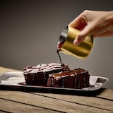 thumbnail of APS 10306 – Gieter / melkkan "FLOW", 18/8 roestvrij staal, PVD-coating, vintage look, 150 ml, Ø 6 cm, hoogte 6,5 cm, goud