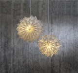 thumbnail of Papierstern Eisblume Weihnachtsstern Faltstern 70cm Dekostern Leuchtstern weiß