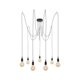 thumbnail of Paulmann Neordic Luminaire en suspension Ketil  E27   max. 7x60W Noir gradable Silicone#Métal 50390