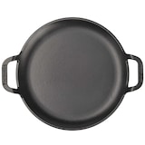 thumbnail of Victoria Plancha Cocina para Pizza Hierro Fundido Esmaltado Inducción Sartén 25cm Fuego, Barbacoa, Horno, VIC-38328, Negro